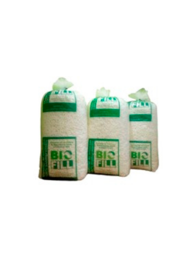 Biofill biodegradable para relleno y protección
